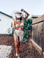 Bachelorette Party Sequin Fringe Bodysuit Bikini