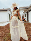 Boho Bridal Cutout Bohemian Wedding Dress