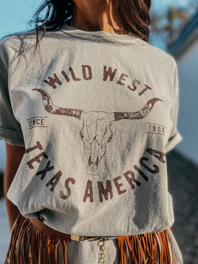 Bohemian Western Wild West Texas Tee Dress