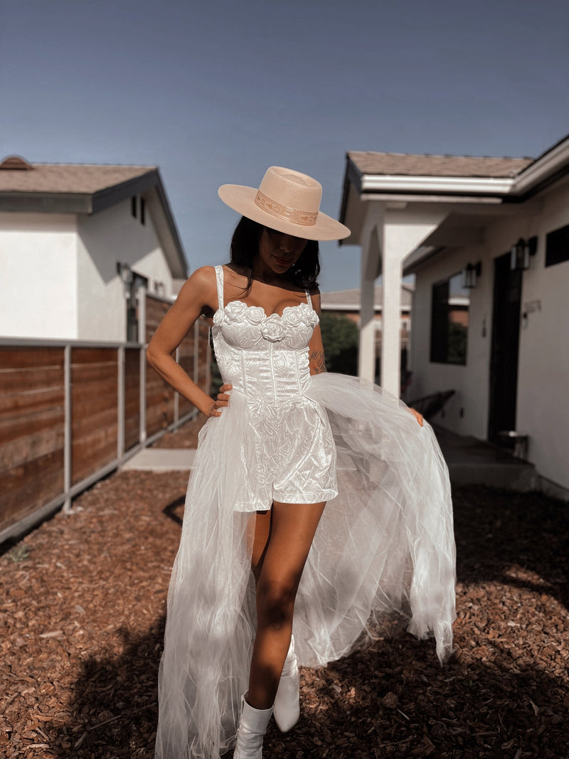 Boho Bridal Wedding Party Romper