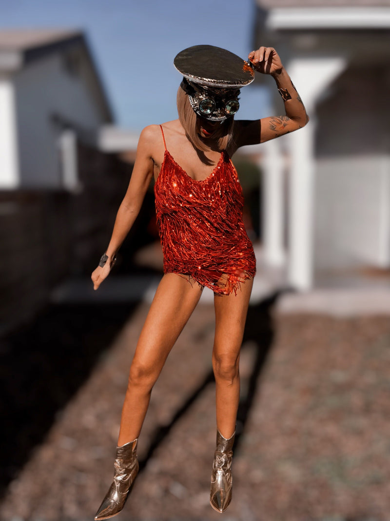 Red Cowgirl Fringe Bodysuit Festival Outfit Space Cowboy Cheeky Sequin – Gypsy Tale Red Cowgirl Fringe Bodysuit Festival Outfit Space Cowboy Cheeky Sequin – Gypsy Tale