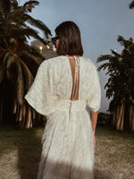 Boho Bridal Kimono Sleeve  Fringe Jumpsuit Bachelorette Party Outfit Wedding Reception Dress Festival Romper Bohemian Kimono Tulum Bali