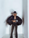 Eras Fringe Jacket, Tinsel Festival Jacket, Cowgirl Outfit, Disco Tassel Jacket, Fringe Country Top, Era Inspired Jacket, Western Fringe Top
