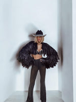 Eras Fringe Jacket, Tinsel Festival Jacket, Cowgirl Outfit, Disco Tassel Jacket, Fringe Country Top, Era Inspired Jacket, Western Fringe Top