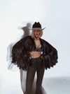 Eras Fringe Jacket, Tinsel Festival Jacket, Cowgirl Outfit, Disco Tassel Jacket, Fringe Country Top, Era Inspired Jacket, Western Fringe Top