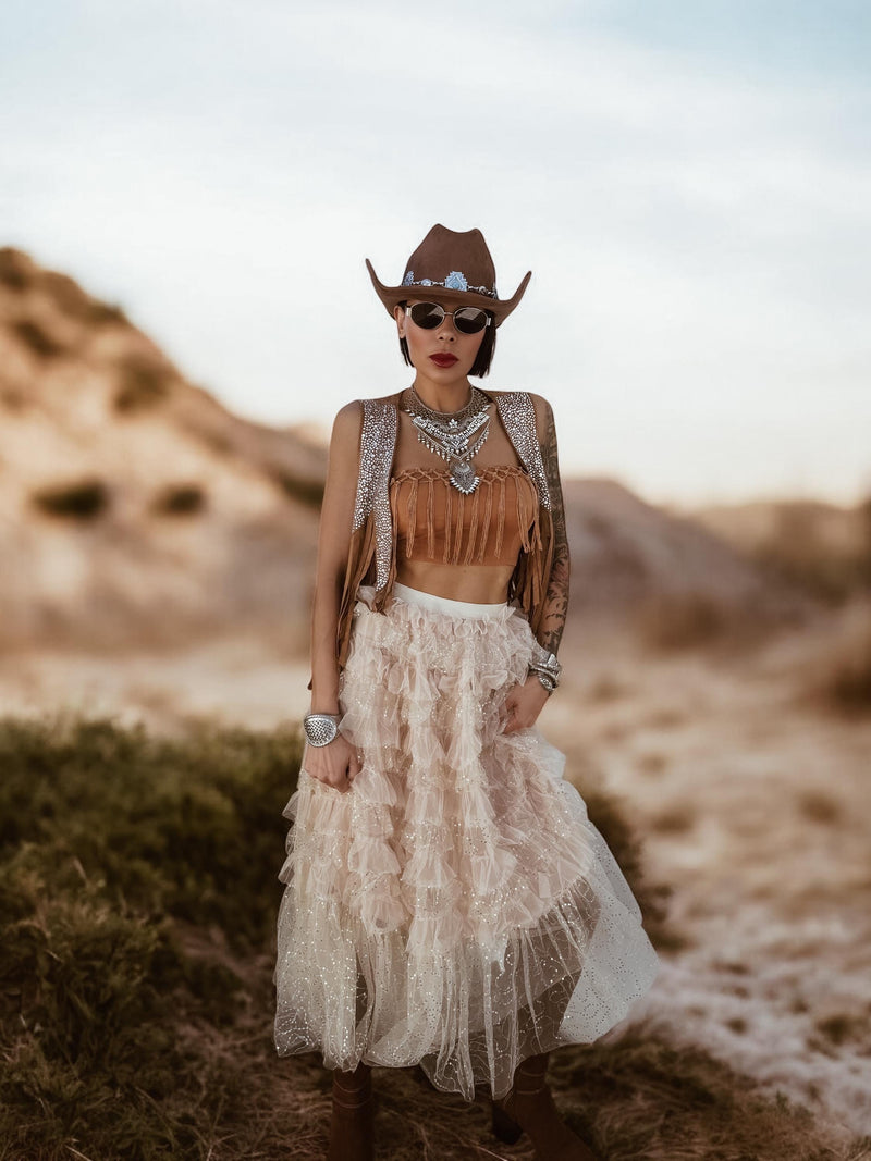 Gold Sequin Tulle Tutu Skirt, Western Festival Tutu Skirt, Cowgirl Out Gypsy Tale Gold Sequin Tulle Tutu Skirt, Western Festival Tutu Skirt, Cowgirl Out Gypsy Tale