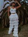 White Diamond Western Corset, White Cowgirl Bustier Top, Diamond Bachelorette Party Outfit, Space Cowboy Costume, White Bridal Top