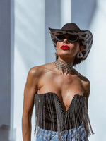 Black Rhinestone Cow Diamond Cowboy Hat, Western Glam Cowboy Hat,Diamond Embellished Festival Hat,Shiny Cowgirl Hat,Diamond Bachelorette Hat