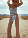 Faux Suede Cowgirl Chaps: Silver Studded Western Style