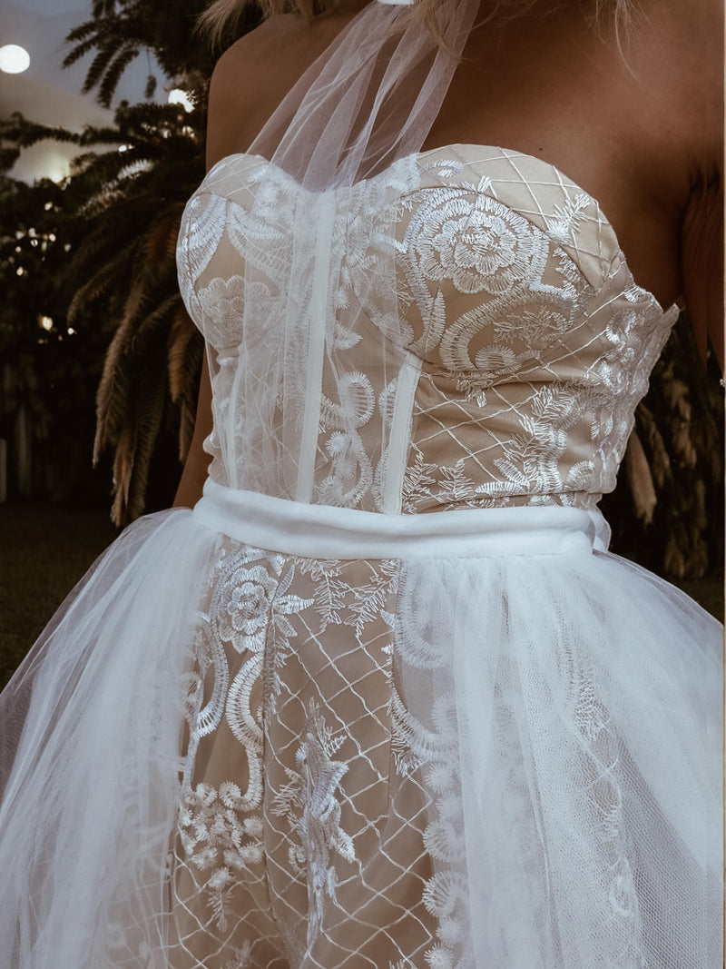 Boho Bridal Romper, Wedding Party Western Gown, Bohemian Wedding Reception Jumpsuit, Bachelorette Party Outfit Elopement Dress Romper