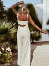 Bohemian Suspender Pants Set, Boho Textured Pants Set, Yoga Goddess Pants and Top, Romantic Bridal Pants Set, Honeymoon Beach Wedding Set