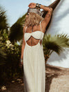 Bohemian Suspender Pants Set, Boho Textured Pants Set, Yoga Goddess Pants and Top, Romantic Bridal Pants Set, Honeymoon Beach Wedding Set