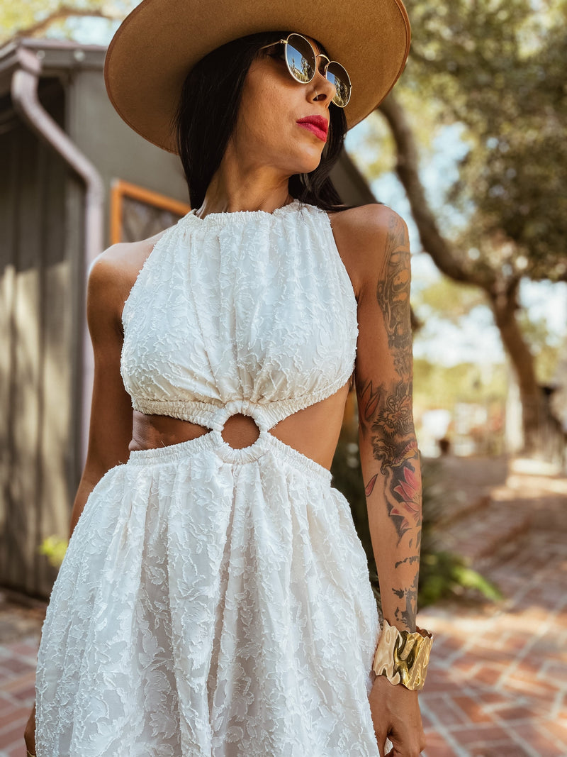 Backless Cutout Wedding Engagement Lace Dress – Gypsy Tale