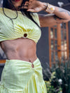 Yellow Bohemian Two Piece Tulum Set