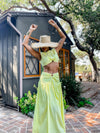 Yellow Bohemian Two Piece Tulum Set