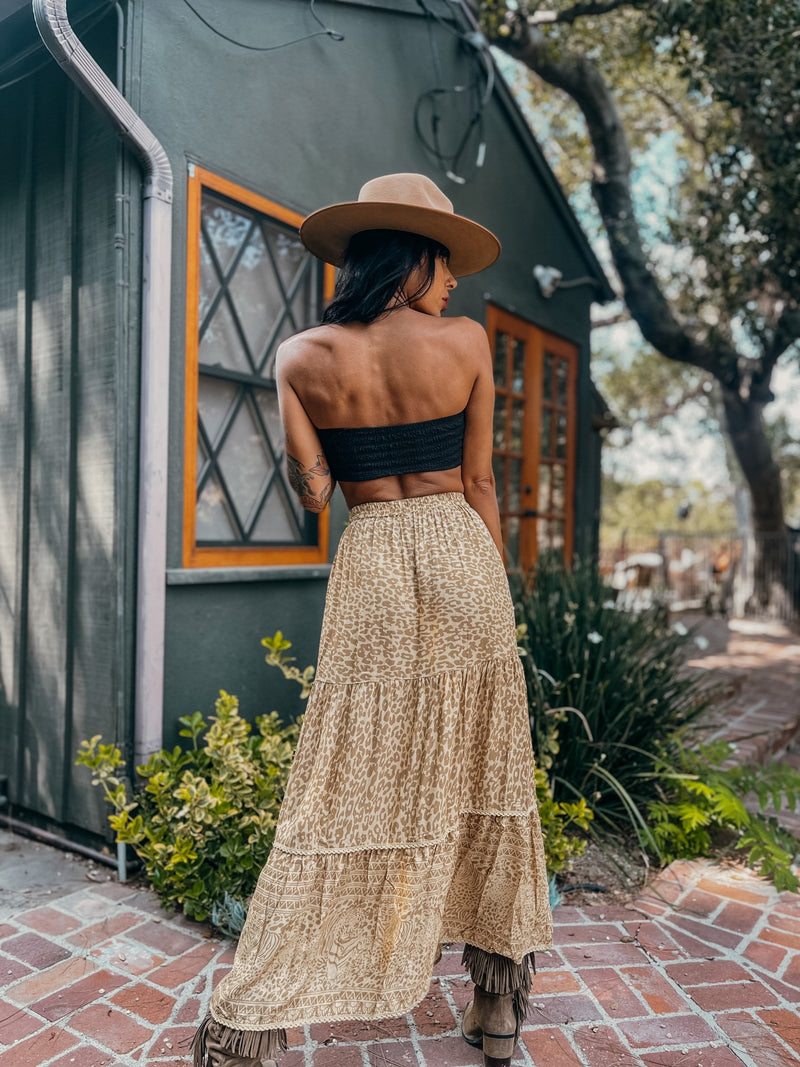 Bias Maxi Skirt Blush – Smith & Western