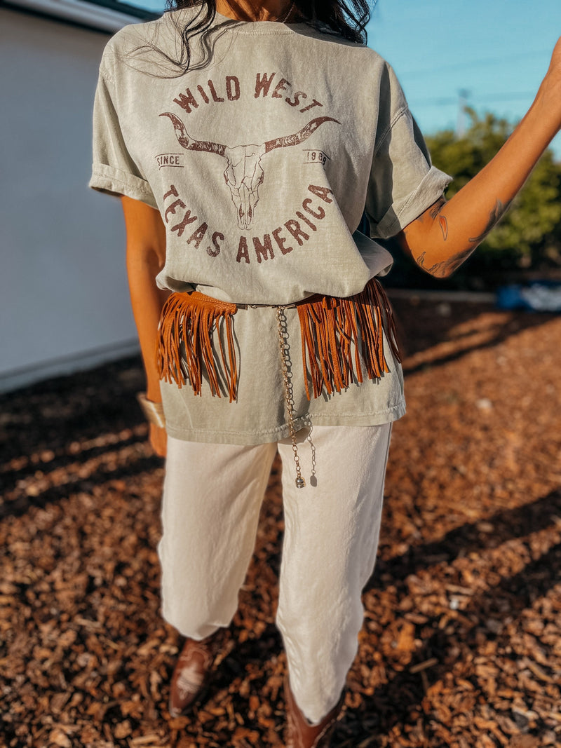 West Gypsy Bohemian Texas Tale Dress Western Wild Tee –