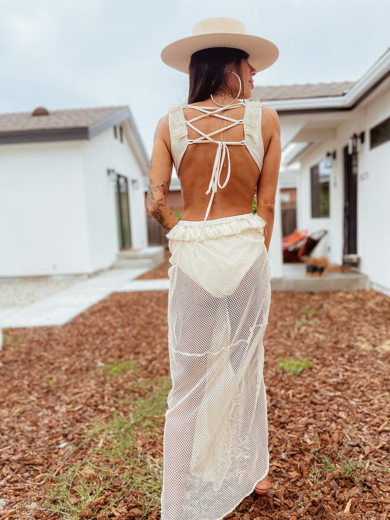 Boho Bridal Cutout Bohemian Wedding Dress