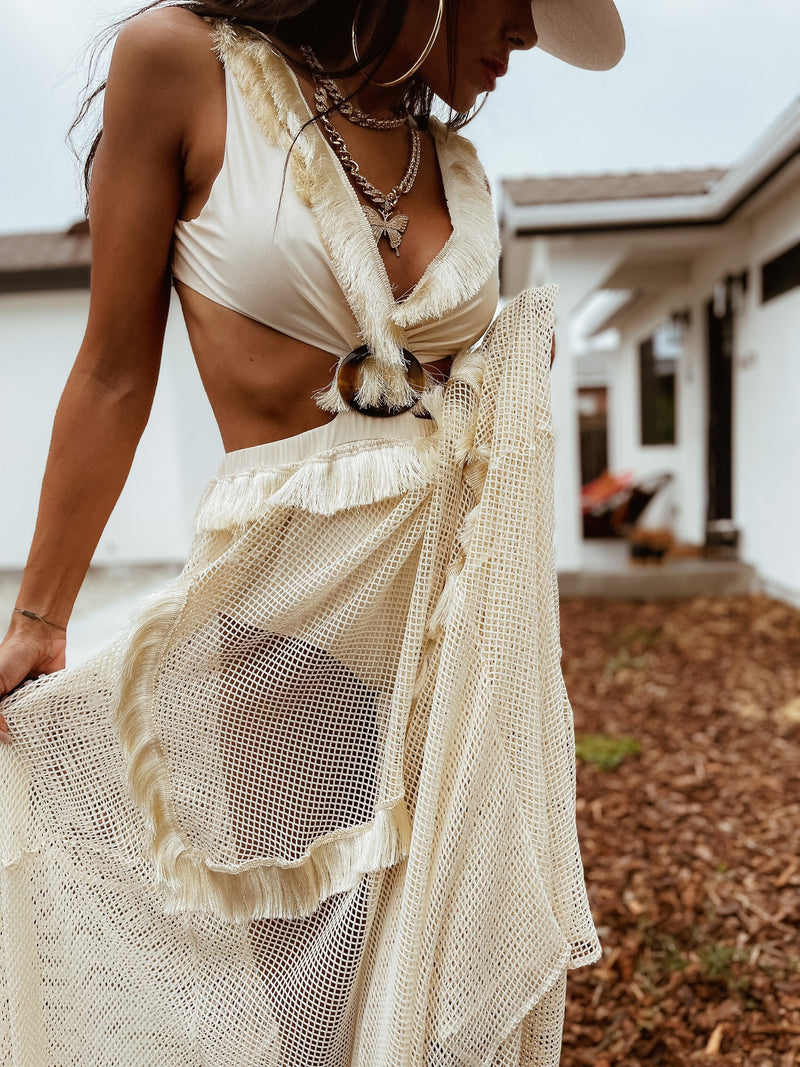 Boho Bridal Cutout Bohemian Wedding Dress