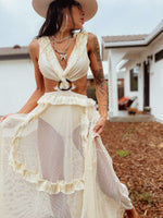 Boho Bridal Cutout Bohemian Wedding Dress