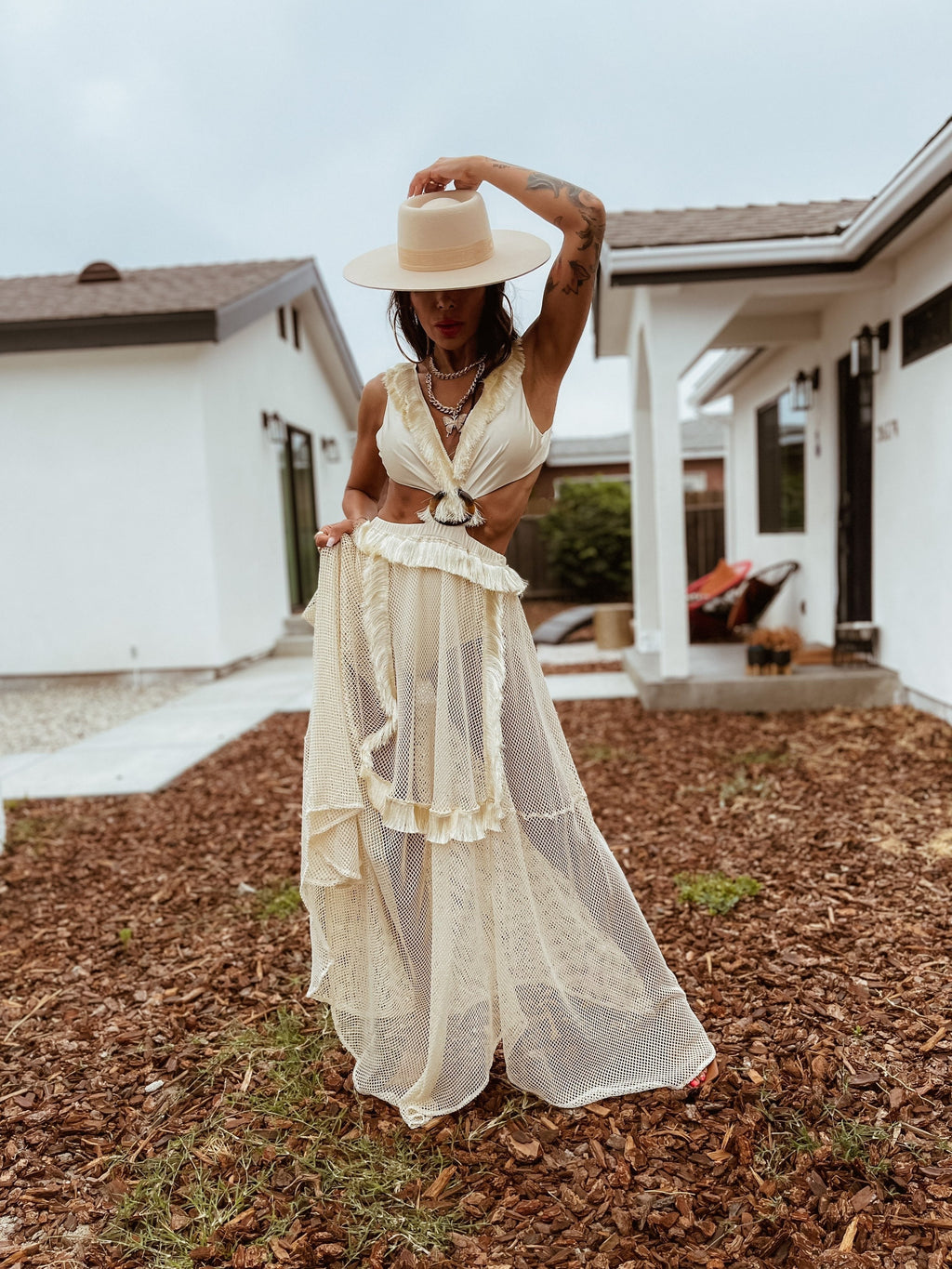 Boho Bridal Cutout Bohemian Wedding Dress – Gypsy Tale