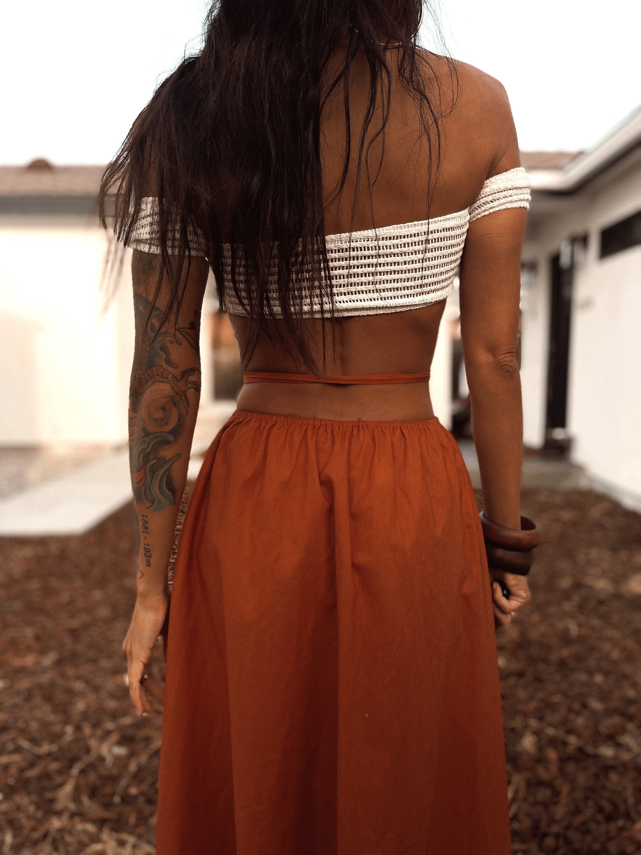 Linen gypsy skirt 2025
