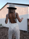 Renaissance Silver Fringe Festival Pants